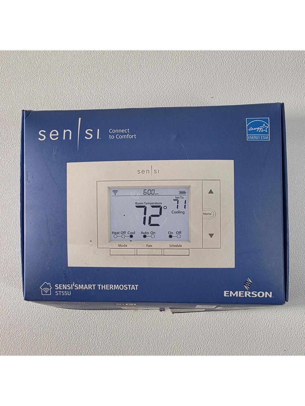Emerson Sensi Smart Programmable Thermostat - White (ST55U)